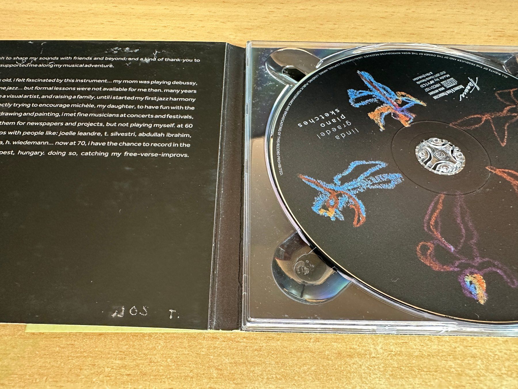 CD: Linda Graedel - Piano Sketches – Usato da Rikon im Tösstal venduto da Alpenmutz 2