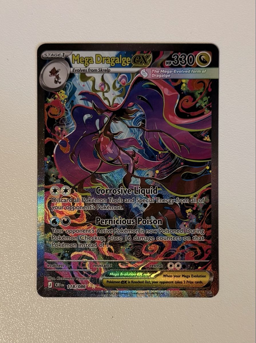 Pokémon Cartes à collectionner: Mega Dragalge ex #118 – Neuf (Voir description) à Au SG par Bego1