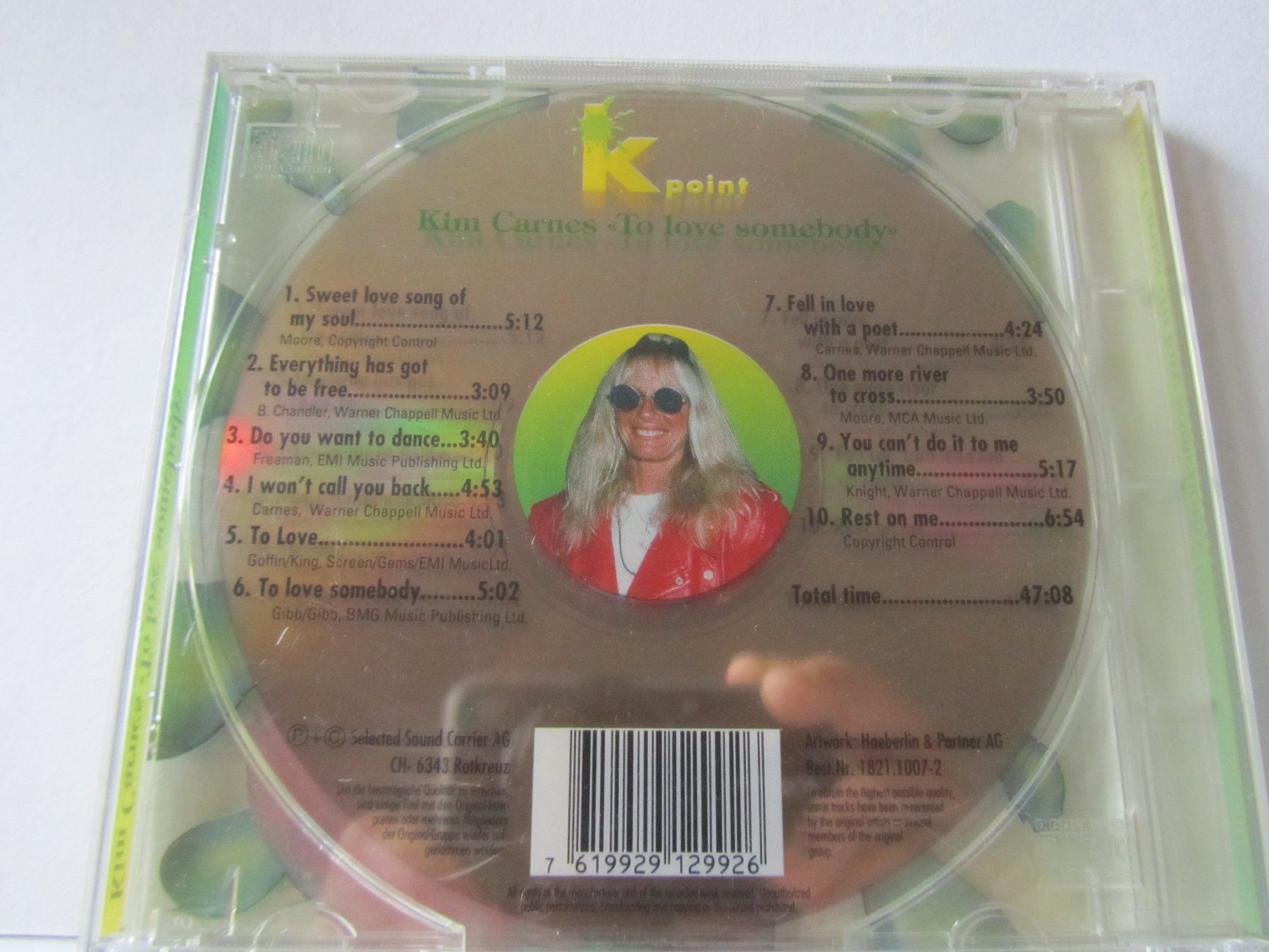 CD: Kim Carnes, CD, to love somebody – Usato da Weiningen ZH venduto da dietsch57 1