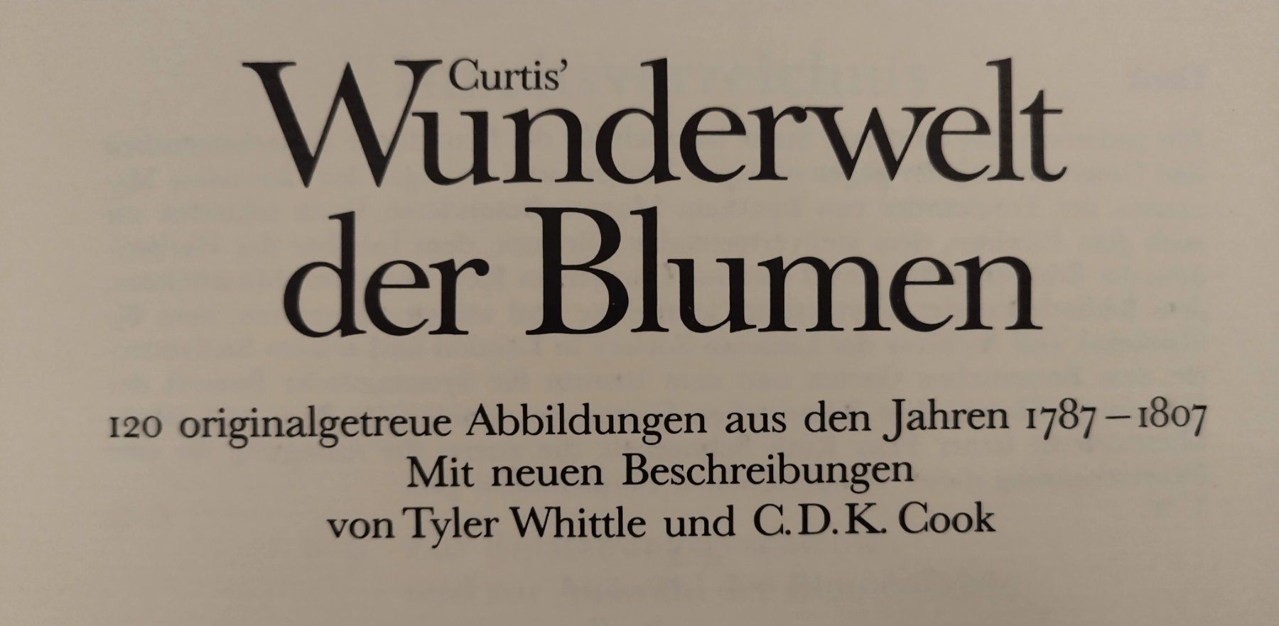Libri: Curtis' Wunderwelt der Blumen - Buch mit 120 Tafeln – Usato da Bellach venduto da JingleJerry 2