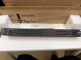 IMG Stage Line VU-800/SW LED-VU-Meter 19 Zoll, neu in OVP
