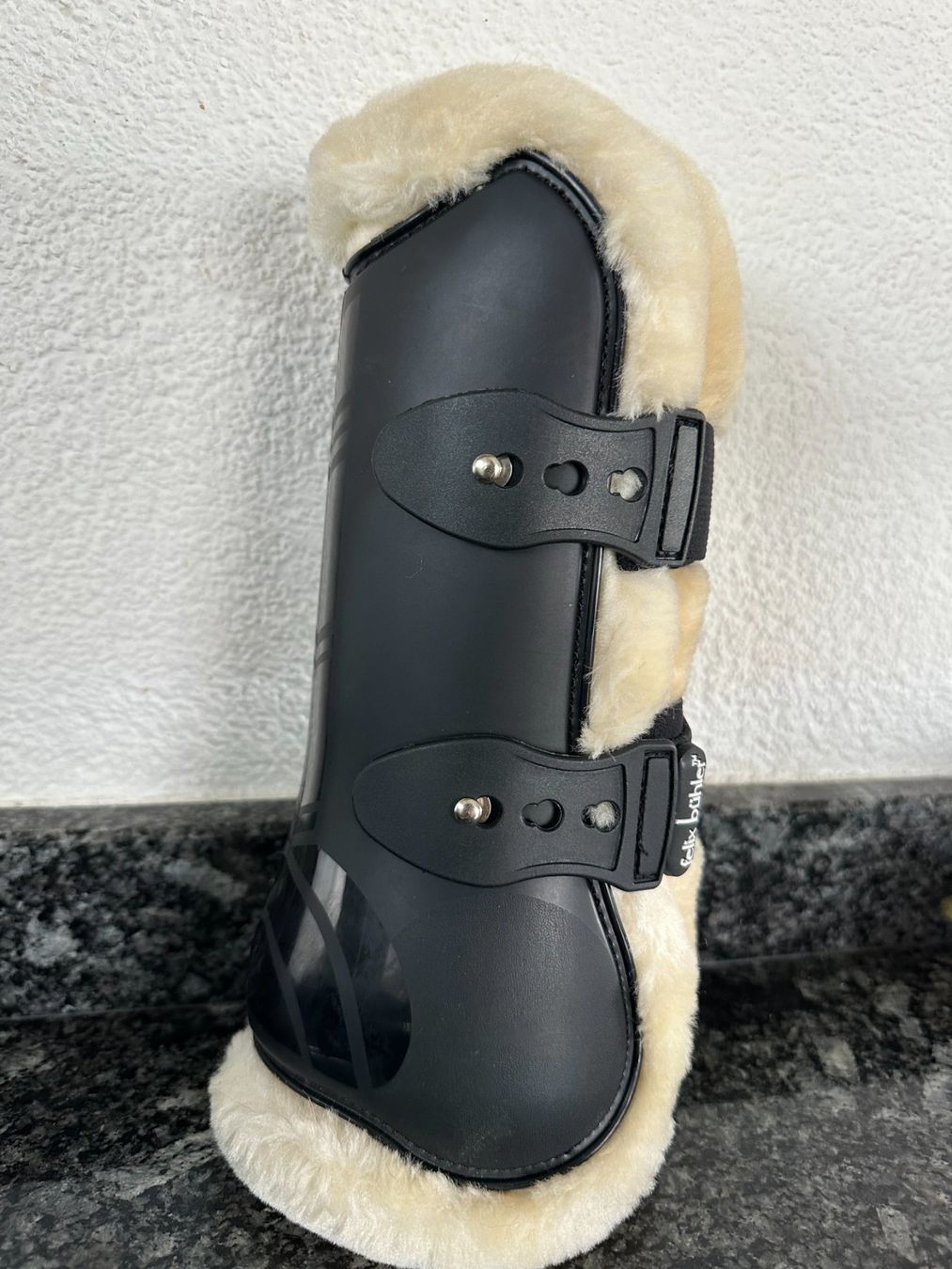 Stinchiere & Fasciature: Neue Teddyfleece Hartschalengamaschen Gr.COB – Nuovo (secondo la descrizione) da Wahlendorf venduto da Tendi 1