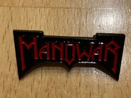 Manowar Pin Punk Metal Rock Band
