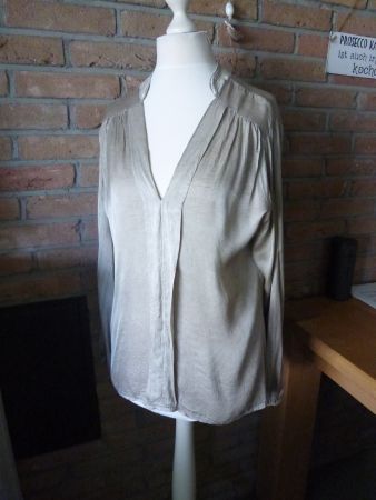 elegante Bluse SEIDE  Seidenbluse  Seta Gr. M