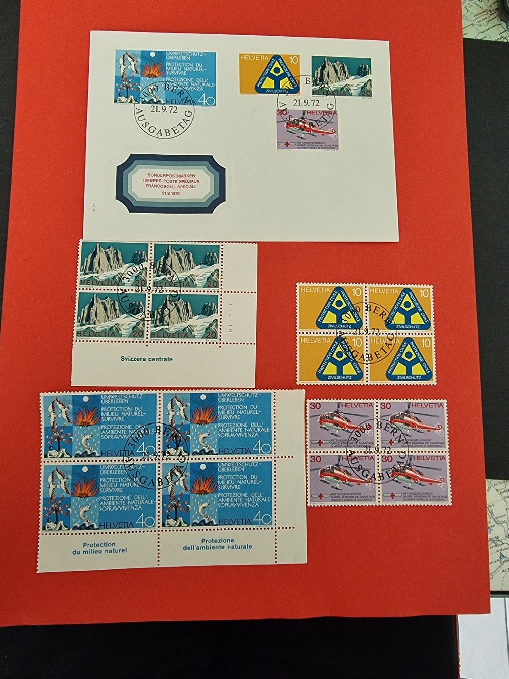 Tutti i francobolli: Sonderpostmarken von 1972 – Nuovo (secondo la descrizione) da Obergösgen venduto da hachma 1