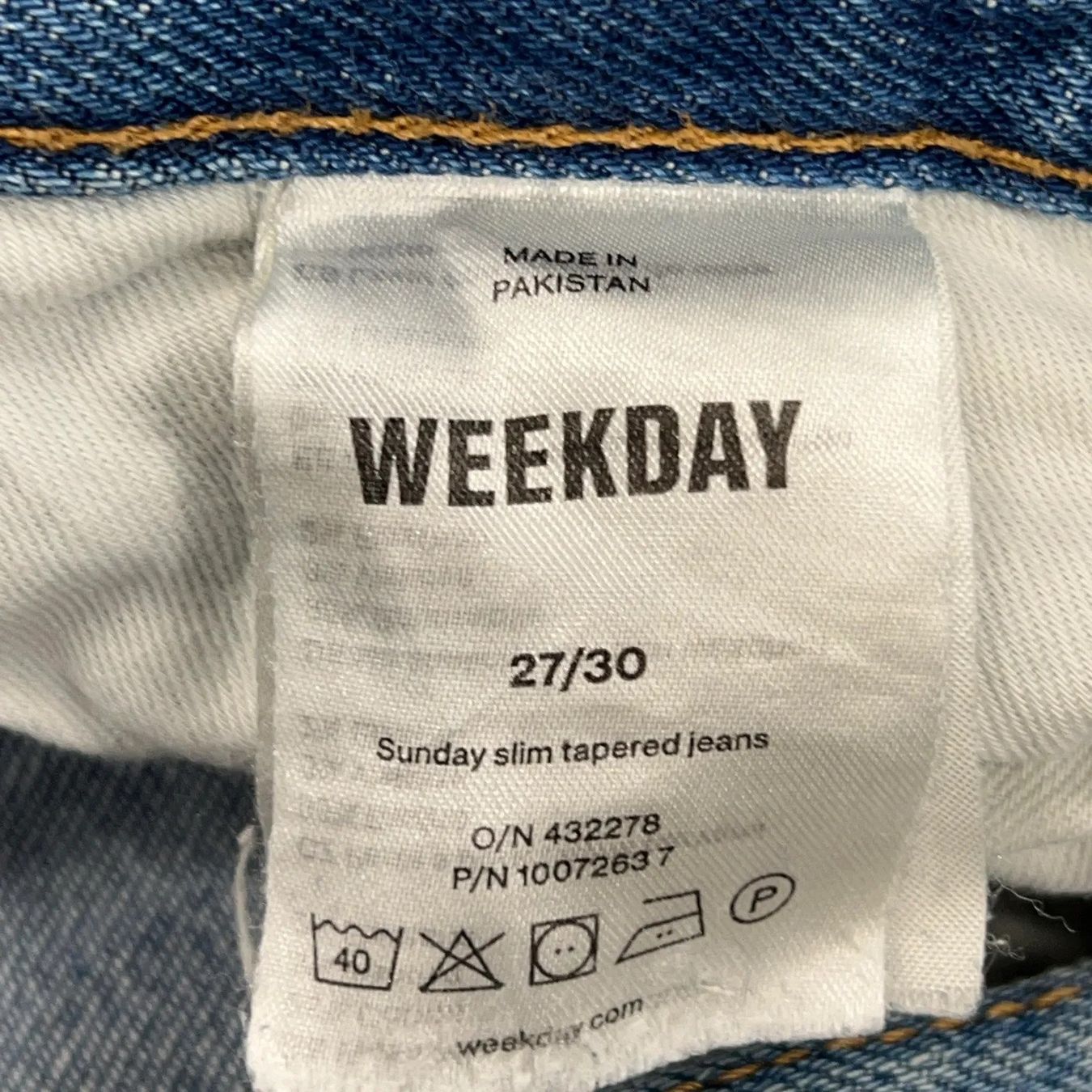 Weekday Jeans: Weekday, 26/30, Sunday – Usato da zürich venduto da saramarina 2