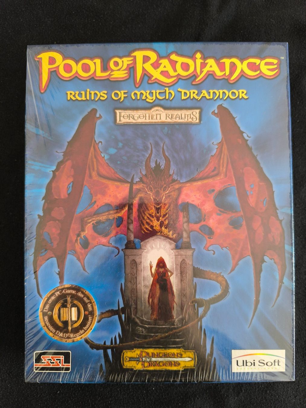 Spiele: Pool of Radiance Sealed PC Big Box – Neu und originalverpackt aus Schüpfen von RetroSteelix