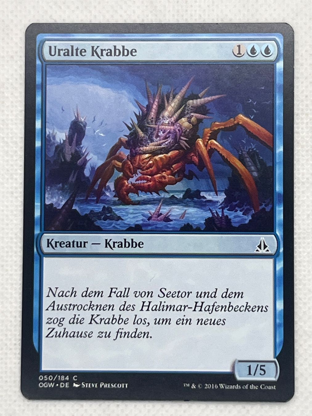 Magic The Gathering Carte collezionabili: MTG Uralte Krabbe OGW 050 Deutsch Common – Usato da Hinterkappelen venduto da Kim1992