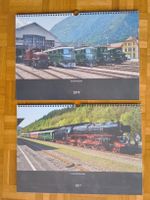 2er Set wunderschöne Eisenbahn Kalender 2015+ 17.Top zustand