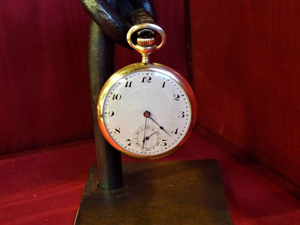 Uhren: Pocket Watch Elgin Gold Filled Case D. 45.7mm Restauriert – Gebraucht aus Heiden von Schlosser08