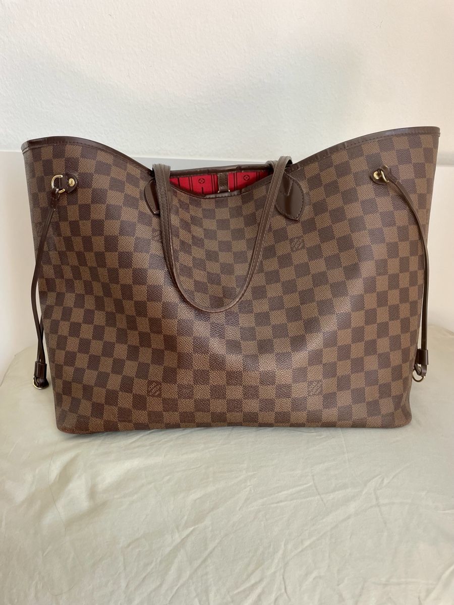 Louis Vuitton Borse: Louis Vuitton Neverfull GM Damier, NP 1820.-, gebraucht – Usato da Zürich venduto da Carlajimena