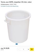 Tonne, aus HDPE, stapelbar 35 Liter