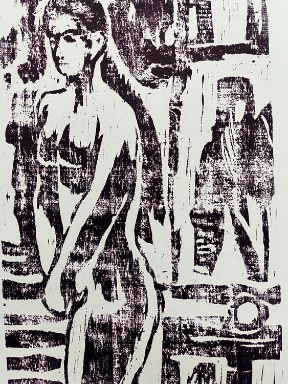 Xilografie: CHARLES TRÜEB HOLZSCHNITT SIGNIERT NUMMERIERT – Usato da Gersau venduto da kunst-online 2