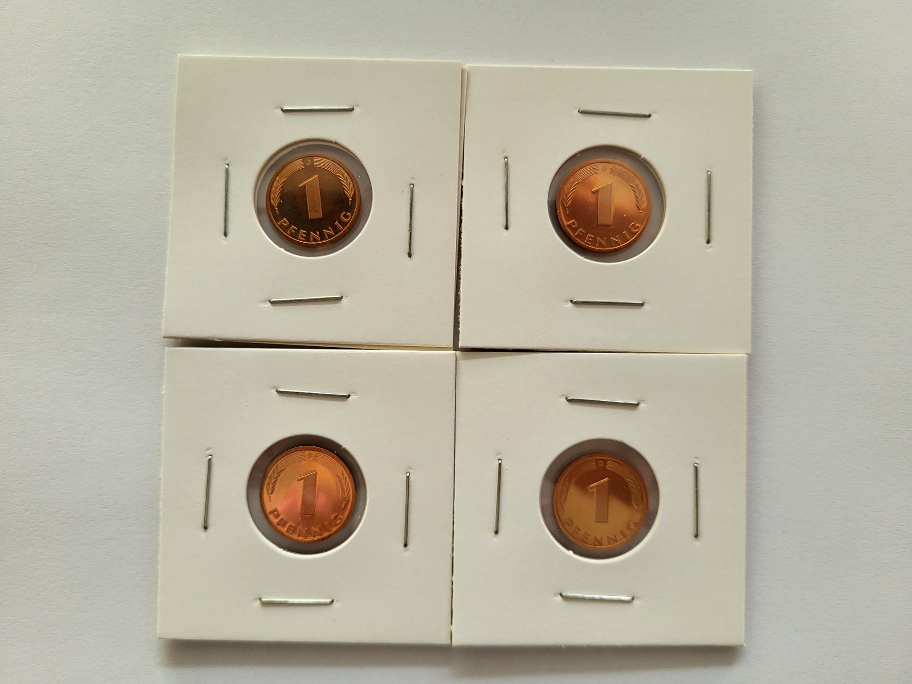 Tutti le monete: 1 Pfennig D-F-G-J 1977 PP – Nuovo (secondo la descrizione) da Pravidondaz venduto da LVtik