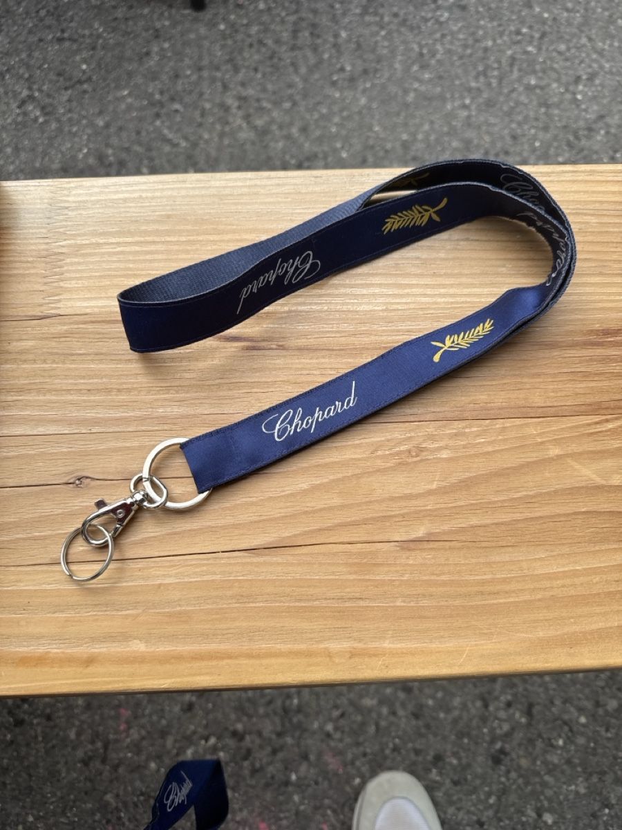 Chopard Portachiavi: Schlüsselband Chopard blau mit Logo, Neu – Nuovo (secondo la descrizione) da Baar venduto da moritz1960