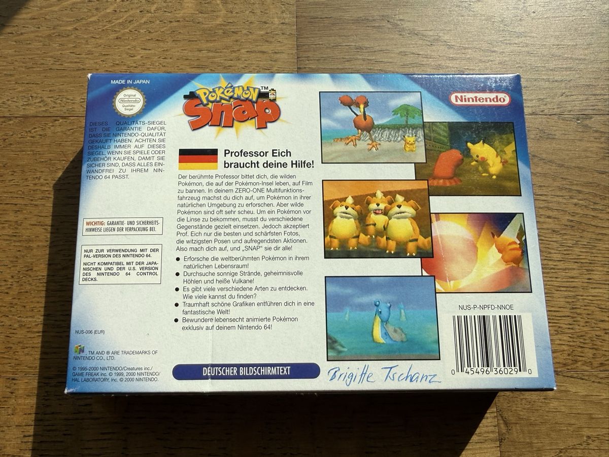 Pokémon Giochi: Pokémon Snap - Nintendo 64 – Usato da Läufelfingen venduto da VioletterStern 2