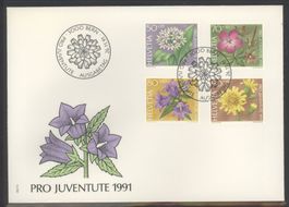 1991, FDC, Pro Juventute