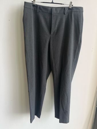 UNIQLO Damen Anzugshose – Grau gemustert – Grösse XL