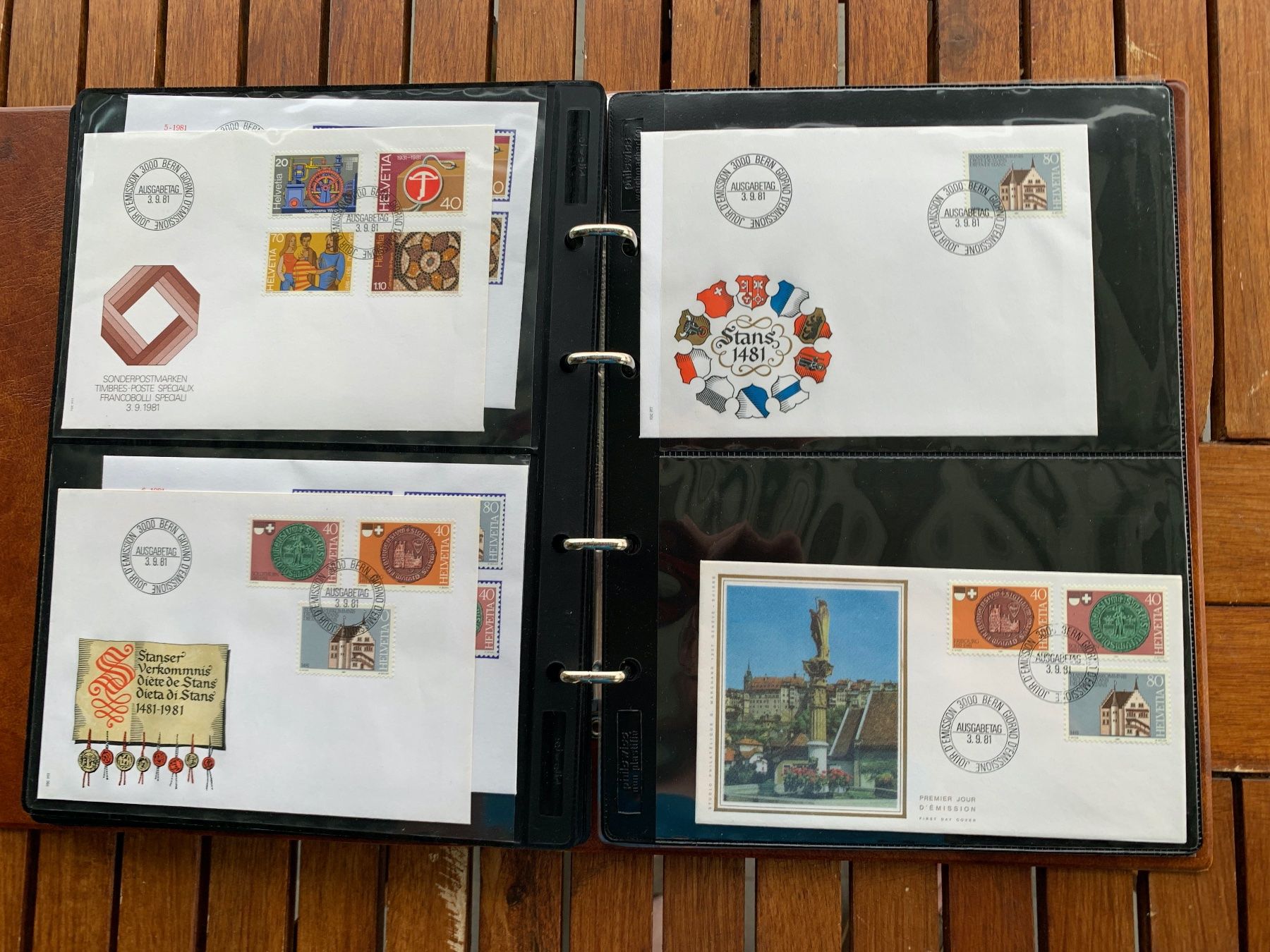Tutti i francobolli: 1981 - Classeur 59 FDC - mit Einzelmarken - avec tbr isolés – Nuovo (secondo la descrizione) da Chavornay venduto da 4dphila 6