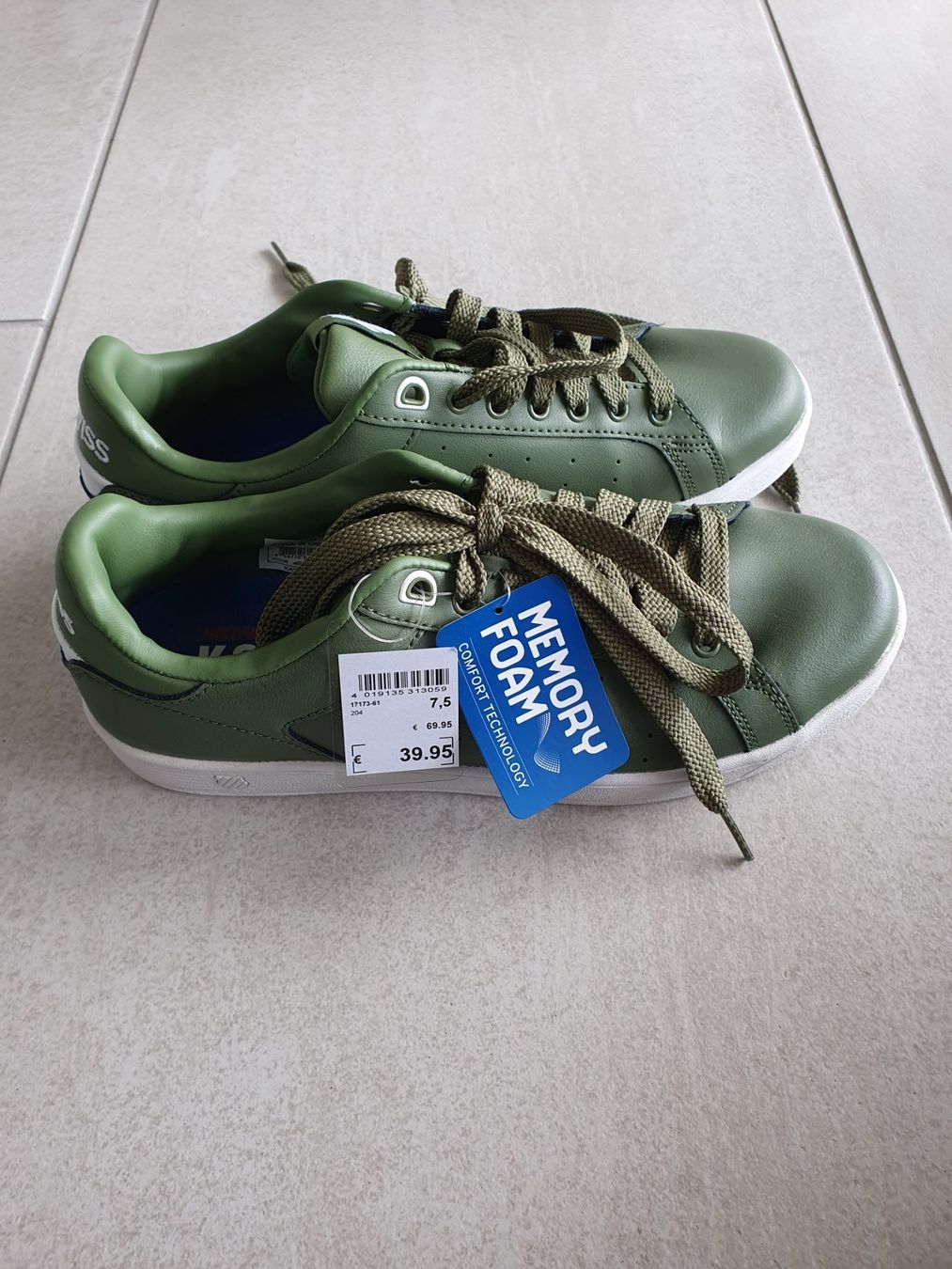 Scarpe da uomo: K SWISS Sneaker grün / Grösse 41,5 – Nuovo e nell'imballaggio originale da Hirschthal venduto da toronto-raptors82