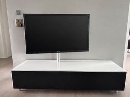 Spectral TV Möbel weiss mit Sony TV 47 Zoll