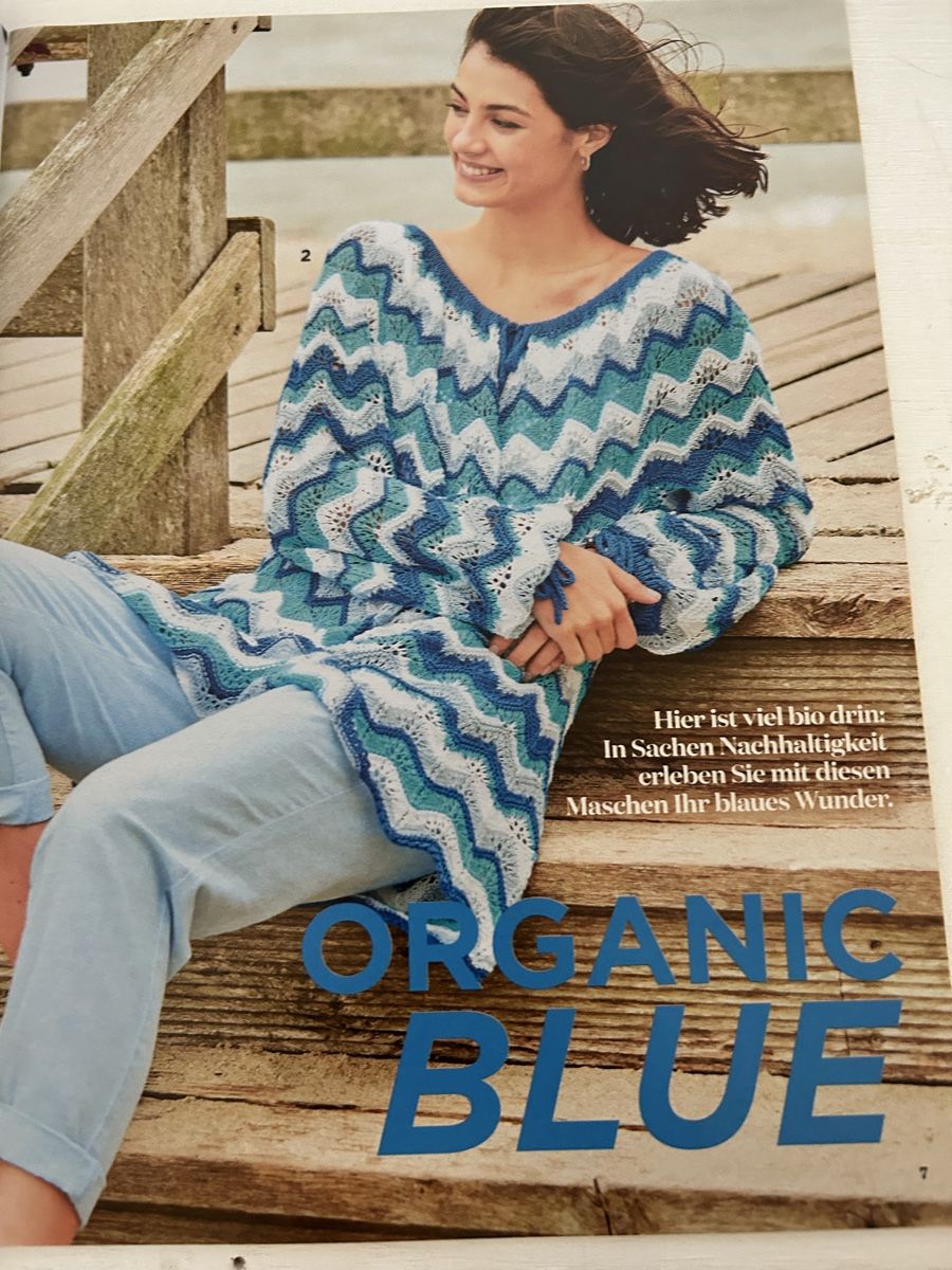 Riviste & Magazine: Sabrina, Strickanleitung "Organic Blue" – Usato da Deitingen venduto da dan_2fc9 3