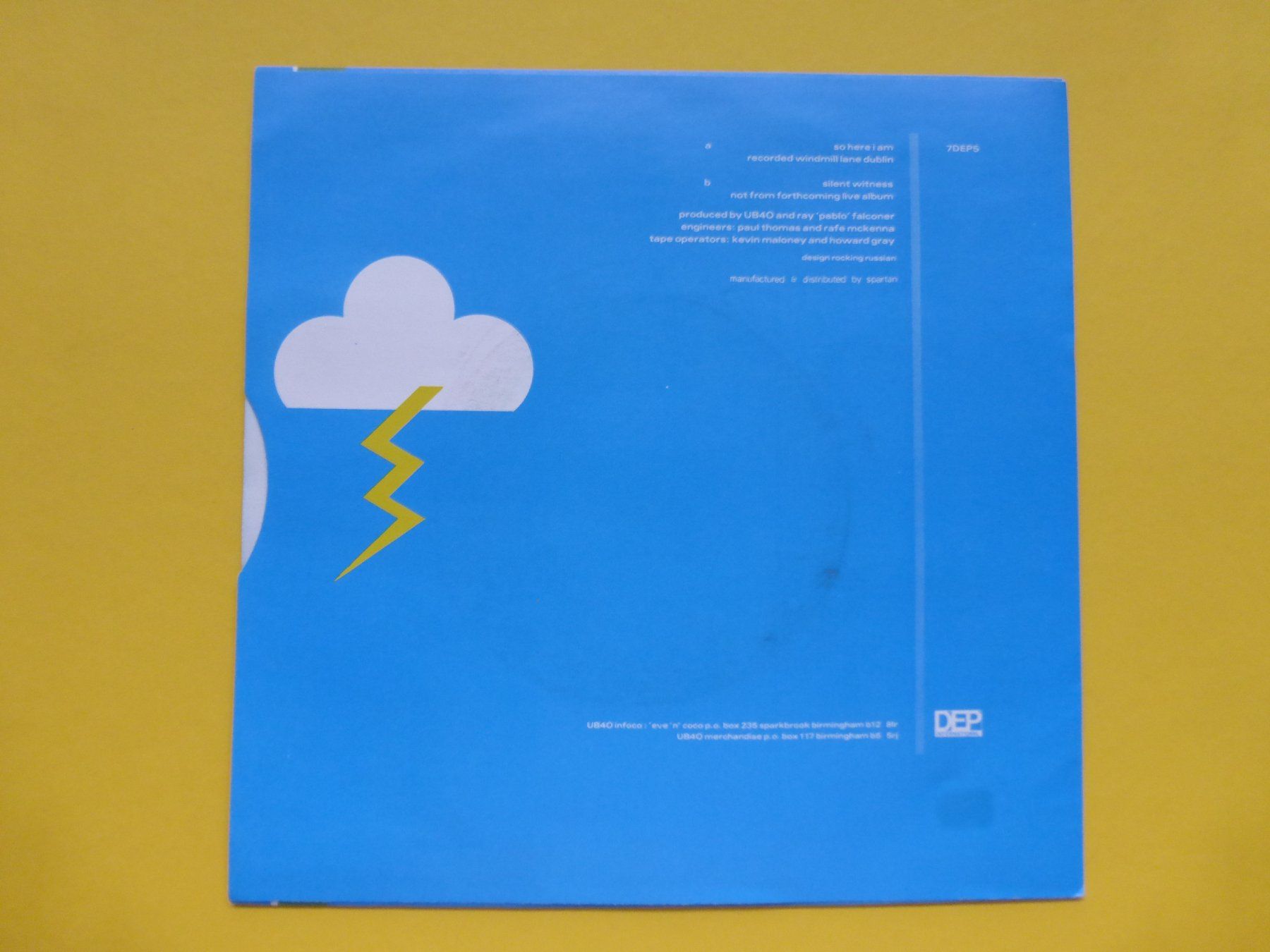 Dischi in vinile: UB40 – So Here I Am – Usato da Zürich venduto da Swiss57 1