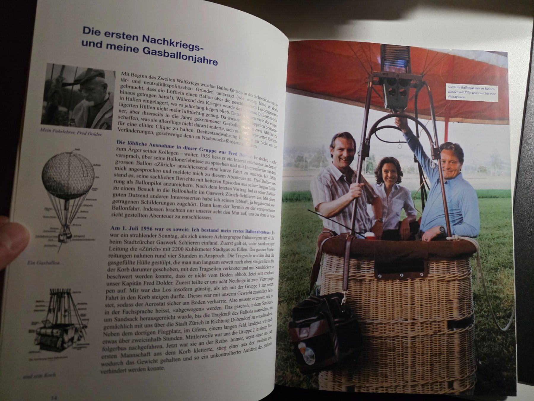 Libri: Abenteuer Heissluftballon - Kurt Rünzi - 2001 – Usato da Walterswil BE venduto da Lonitti 1
