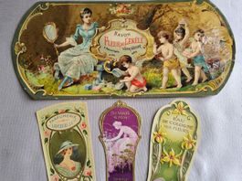 Antike Parfum und Seifen Etiketten PARIS, wie neu ca 1900