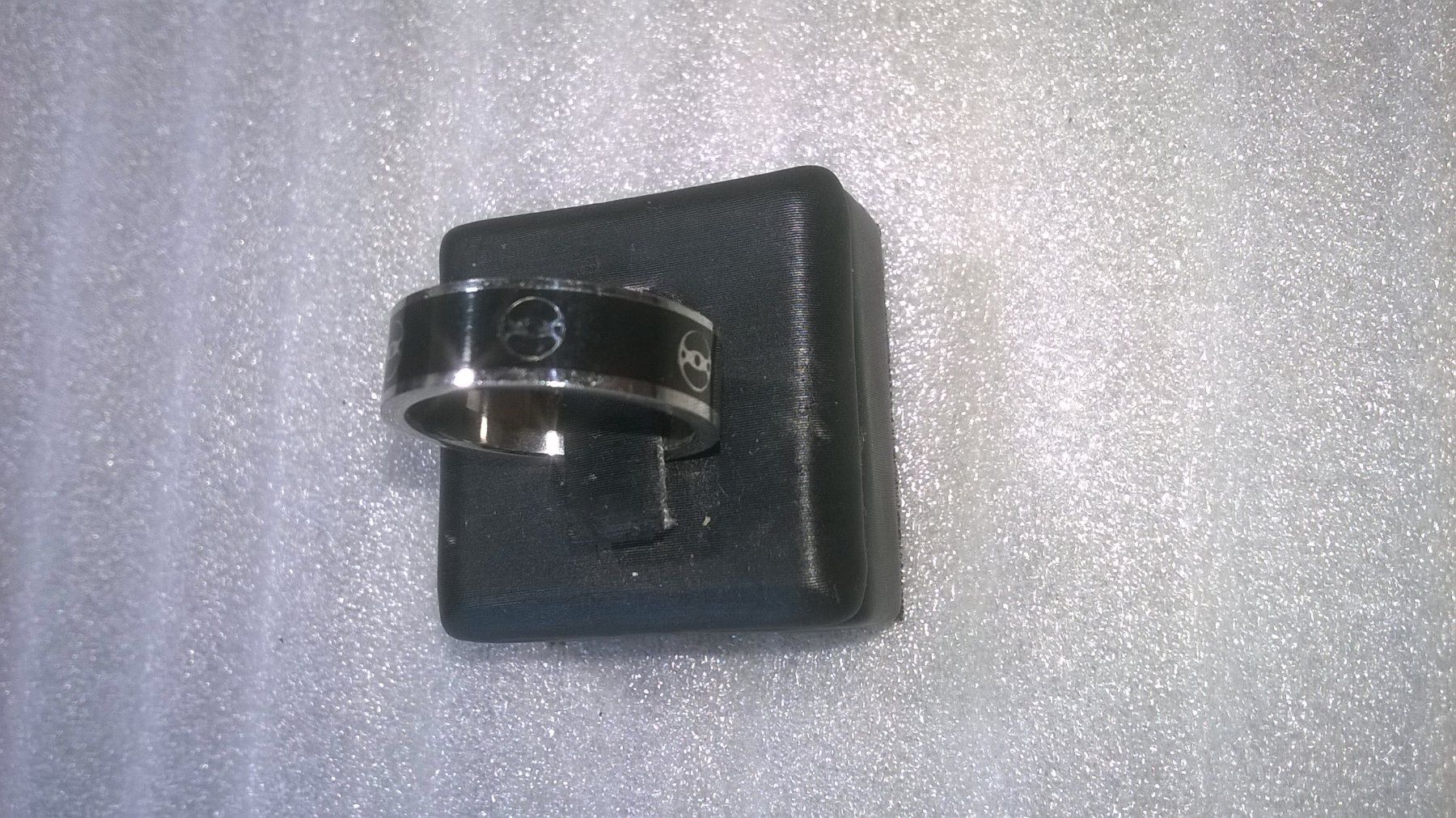 Bagues: RING EDELSTHAL MIT SCHWARZ GEMACHT – Neuf (Voir description) à Basel par bijoutrie_4 3