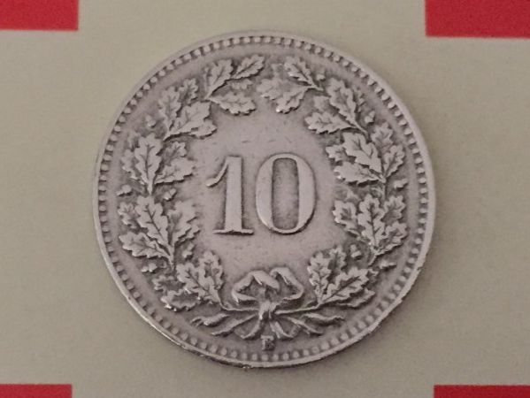 Tutti le monete: 10 Rappen 1947 ss-vz – Usato da Elsau venduto da herbybay 1