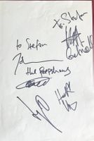 The Peepshows Punk Rock Autogramm signiert Papier 20x30cm