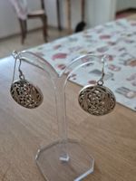 Ohrringe Silber 925 rund floral filigran