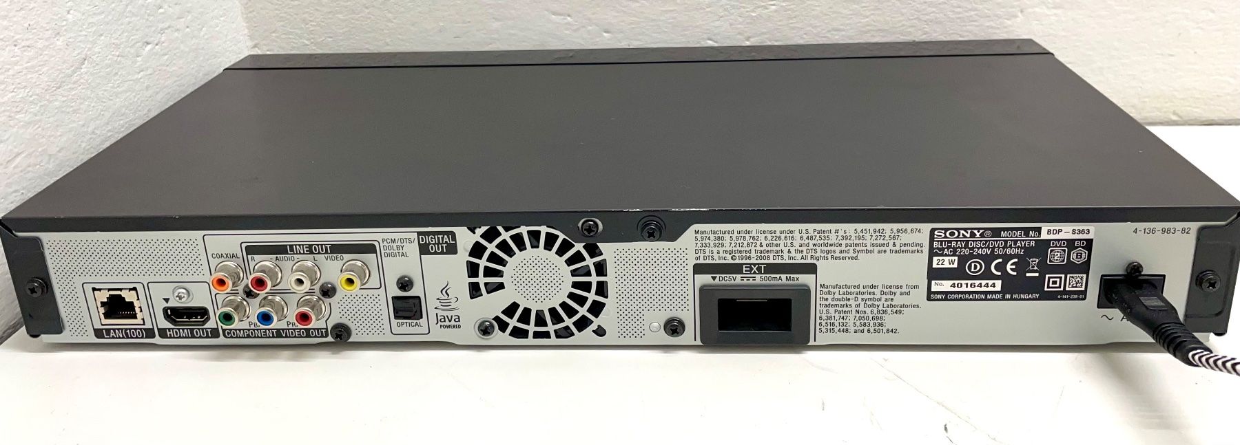 Sony Lettore multimediale & Streamer: Sony Bluray Player BDP-S363 – Usato da Niederdorf venduto da LeptonAG 2