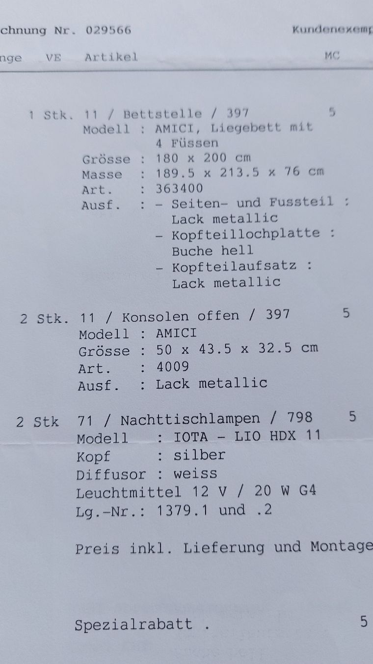 Nachttische: 2 Nachttische von Musterring, Amici – Gebraucht aus Rain von FraMar58 1