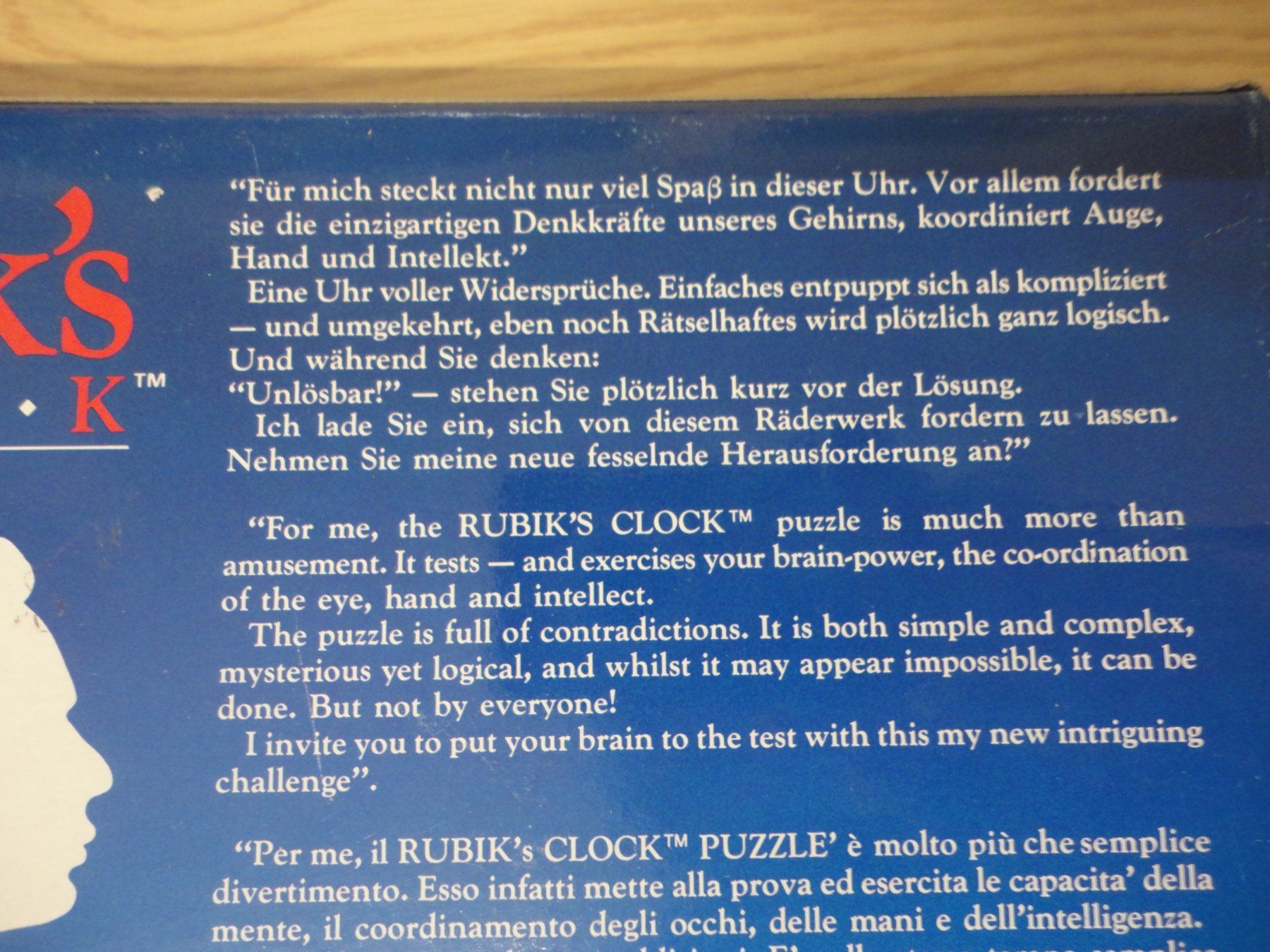 Rubik's Spiele: Rubik`s Clock – Neu und originalverpackt aus Horgen von RcModell 3
