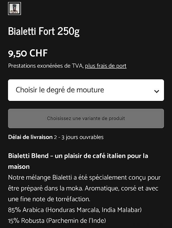 Figurines: Café moulu – Neuf avec emballage d'origine à Courrendlin par isa_8t5z 2