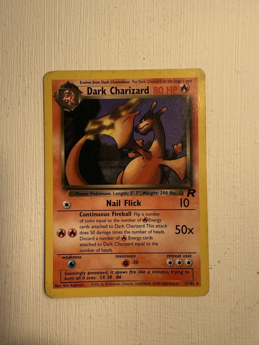 Pokémon Cartes à collectionner: Pokemon DARK CHARIZARD 21/82 NO HOLO – D'occasion à Lugano par ktm_7jr7
