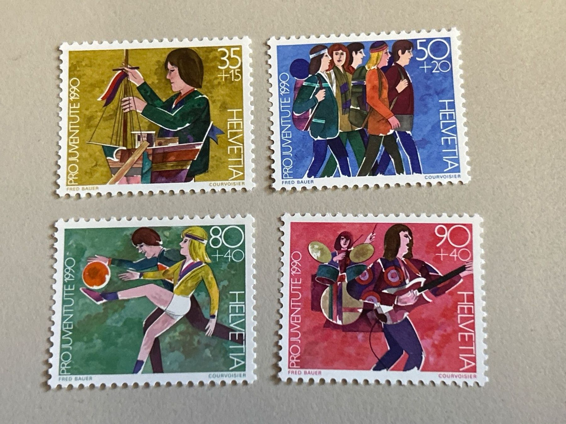 Tutti i francobolli: Briefmarke - Schweiz - Pro Juventute 1990 - postfrisch – Nuovo (secondo la descrizione) da Villnachern venduto da RicardoMary
