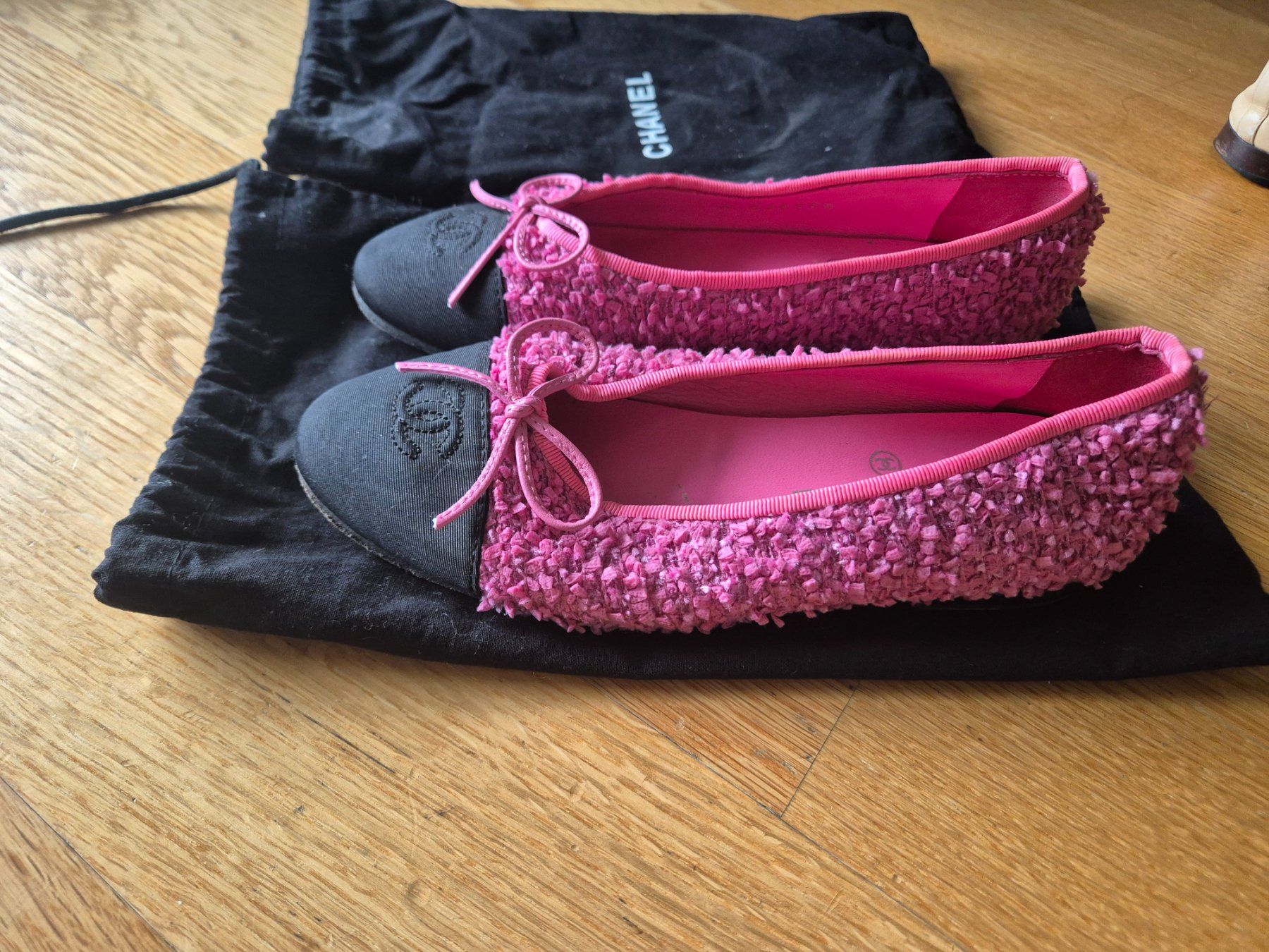 Chanel Scarpe da donna: Chanel tweed ballerinas – Usato da Glattpark(Opfikon) venduto da gog_ynp9