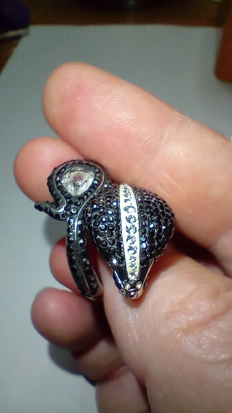 Swarovski Ringe: Bague Swarovski Cobra royal - taille 53 – Gebraucht aus Neuchatel von Vlenoble 1
