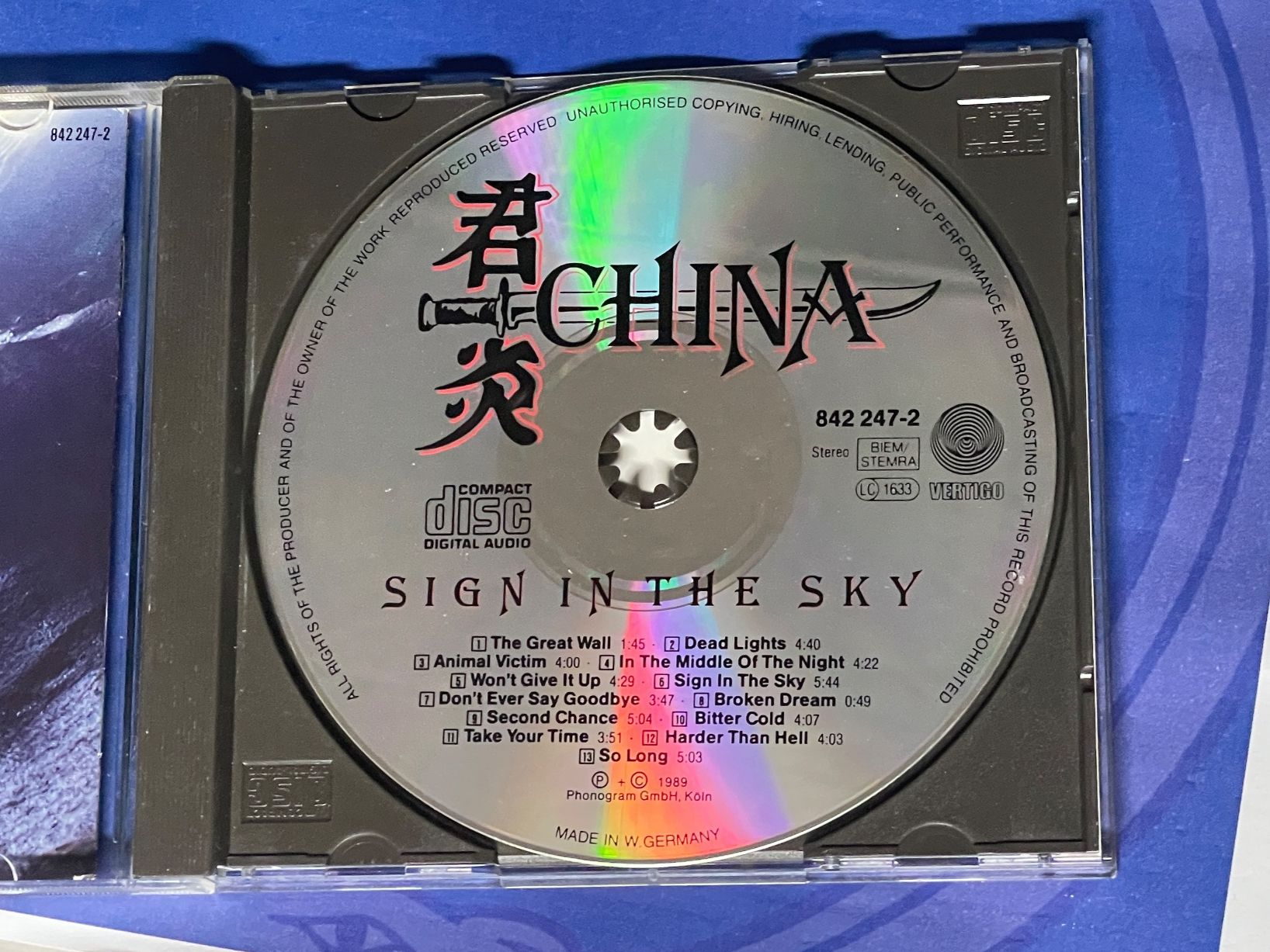 CDs: China - Sign In The Sky – D'occasion à Muri b. Bern par AdidasCollector 2