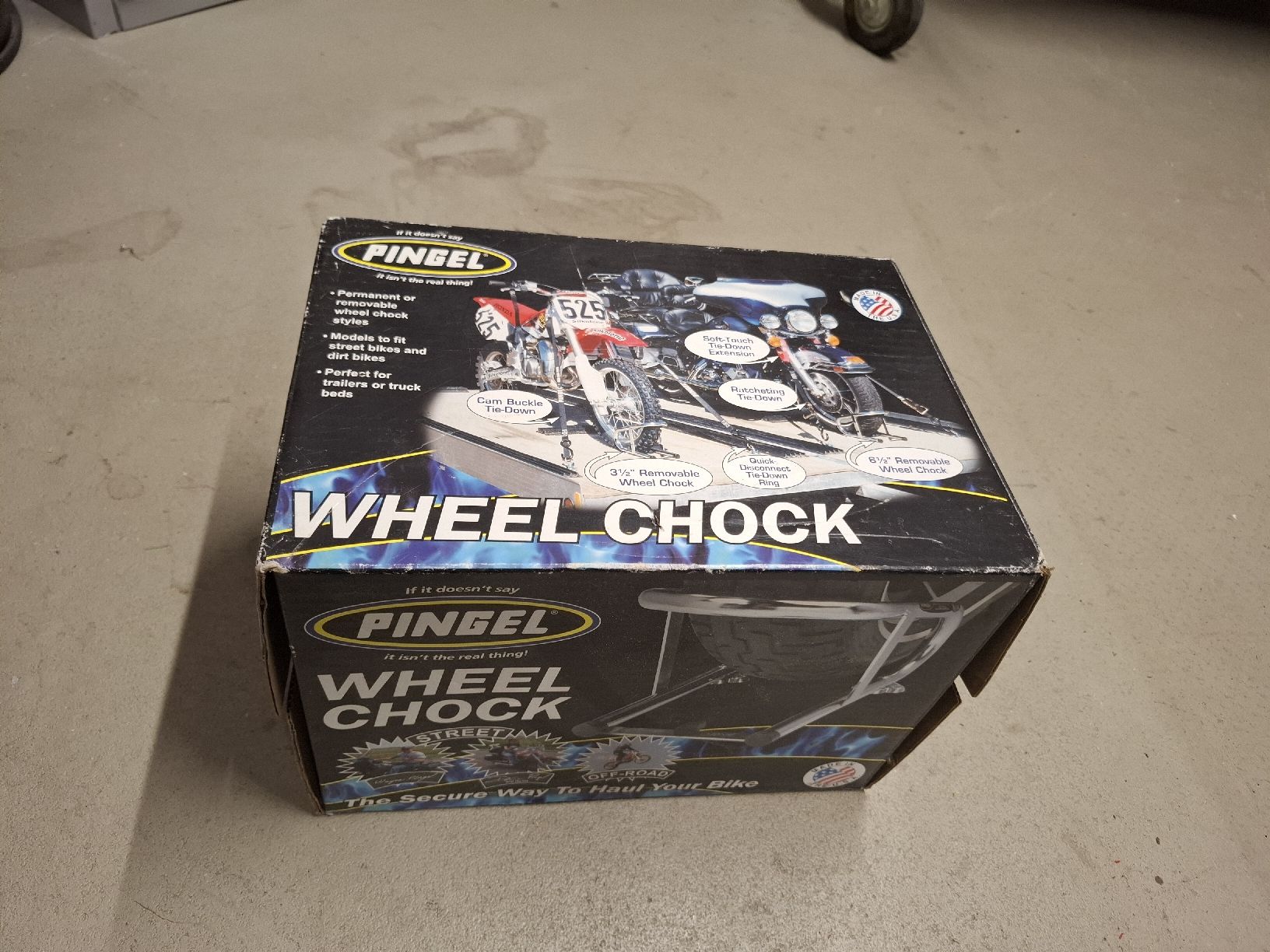 Stander: Pingel Motorrad Radklemme / Wippe. NEU – Nuovo e nell'imballaggio originale da Trimmis venduto da cni_6qn8