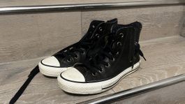 Leather Converse All Star, Side Zip 37