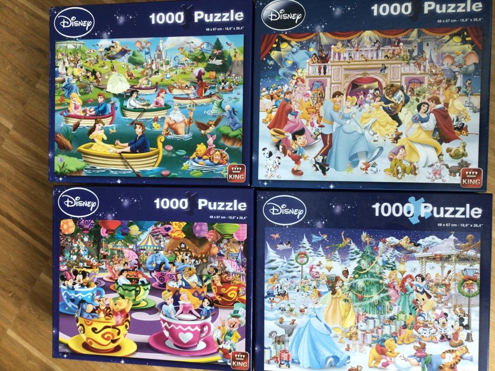 4 Disney Puzzle je 1000 Teile | Kaufen auf Ricardo