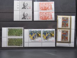 BRD 1987 Tag der Briefmarke / Weihnachten 2er **