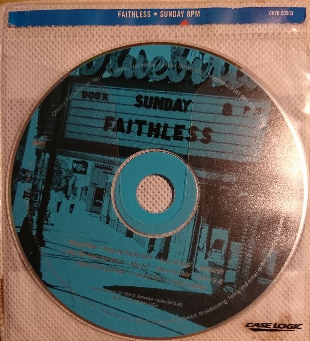 CD: FAITHLESS Sunday 8pm – Usato da Zürich venduto da Raz88 1