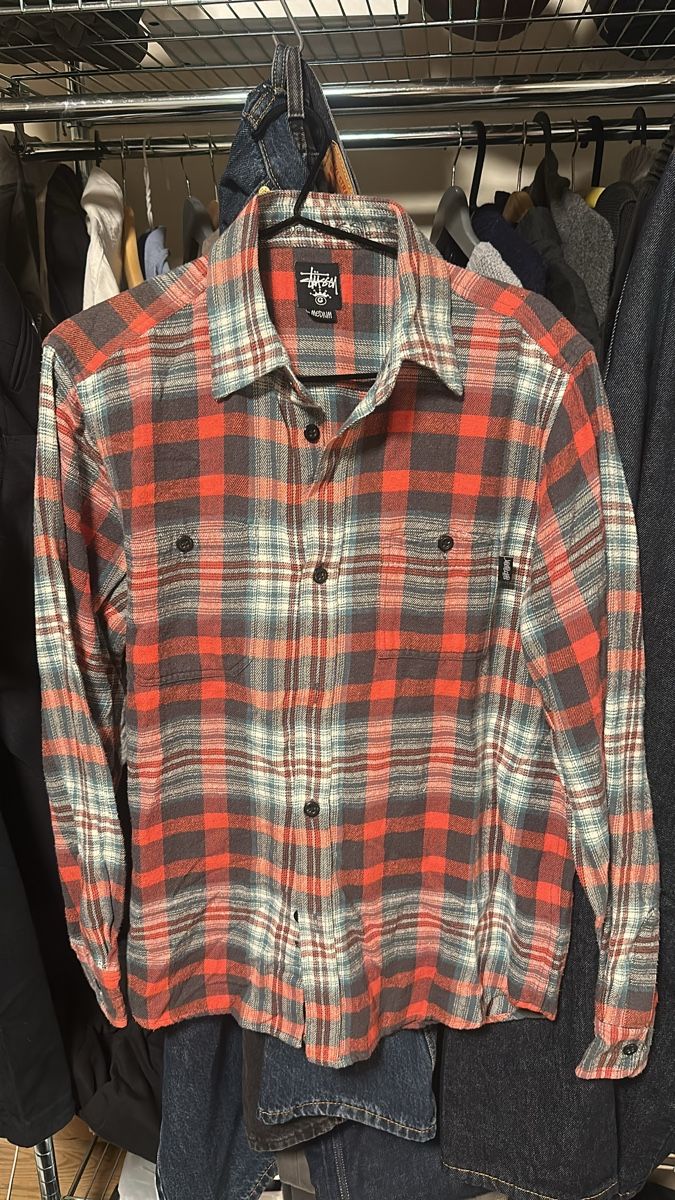 Camicie: Stüssy Flannel/ Hemd grösse M – Usato da Männedorf venduto da willywonka14