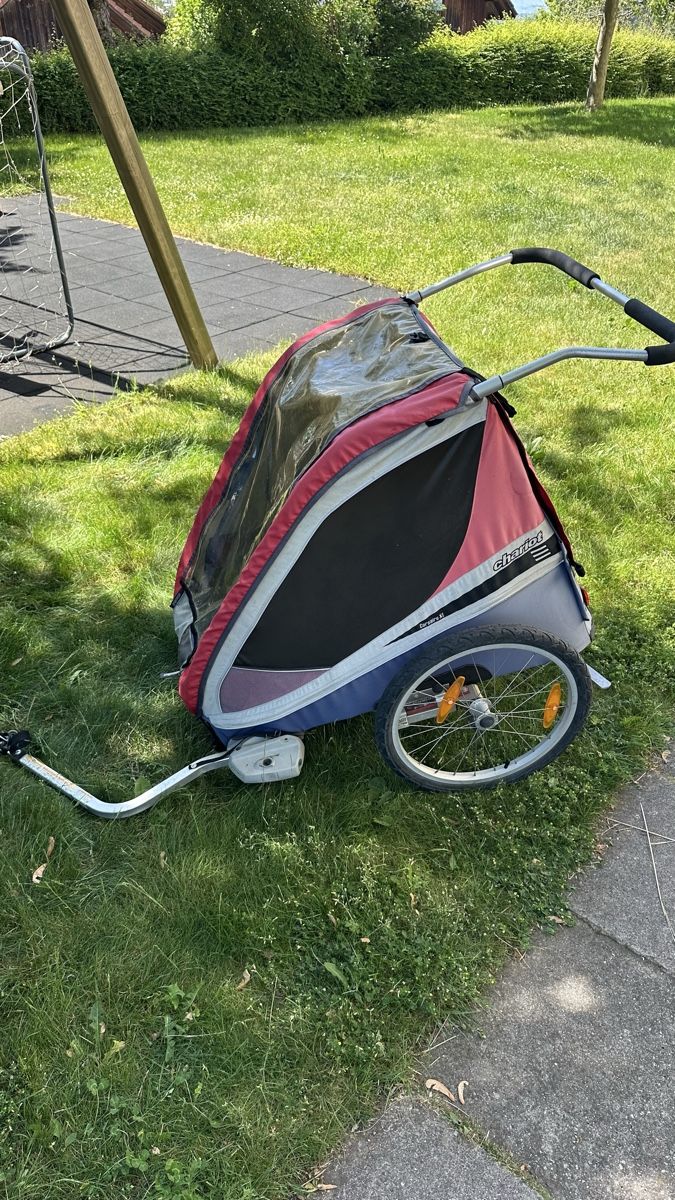 Remorques: Chariot CX 2 Kinderanhänger. – D'occasion à Münsingen par suxli 5