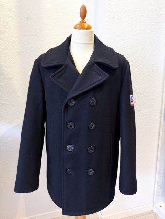 Schott NYC Melton U.S. 740N Peacoat – Made in USA - Gr. L